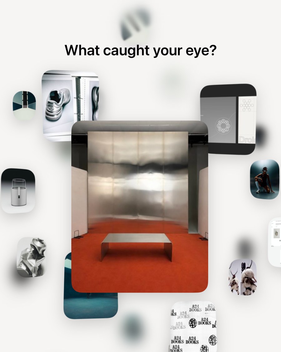 The home page asking what caught your eye